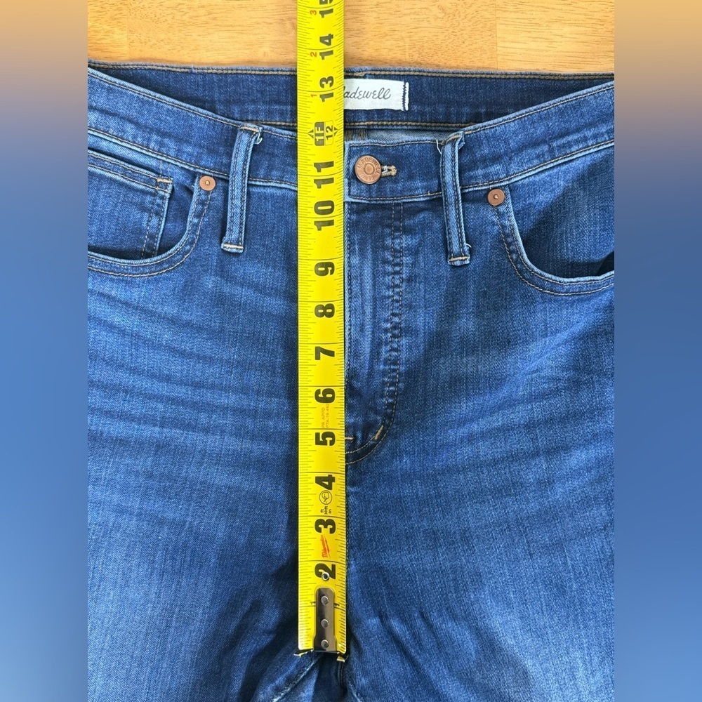 Madewell Women's 10” High Rise Skinny Jeans Size 31 Medium Wash Pockets - Picture 6 of 11